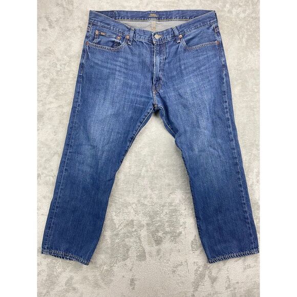 Polo Ralph Lauren Mens The Classic Fit Jeans 36x30 (Actual 36x28) Denim Flexible